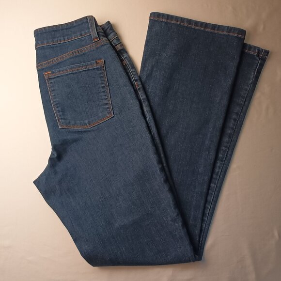 L.L. Bean Denim - L.L. Bean Favorite Fit Jeans Size 8 Tall Mid Rise Boot Cut Medium Wash